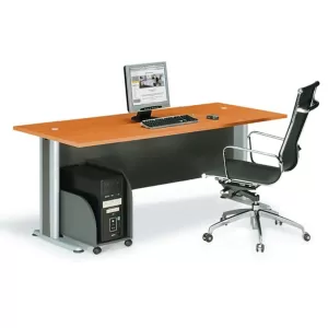 Basic Γραφείο Απόχρωση Dark Grey - Cherry 180x80x75cm