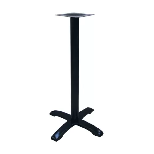 Kino Βάση Τραπεζιού Bar 4-Νυχη, Μαντέμι Μαύρο (9,60 Kg) 61x61cm H.108cm