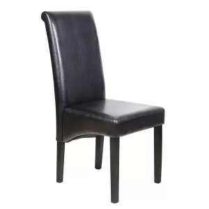 Maleva-H Καρέκλα Pu Καφέ - Wenge 46x61x100cm