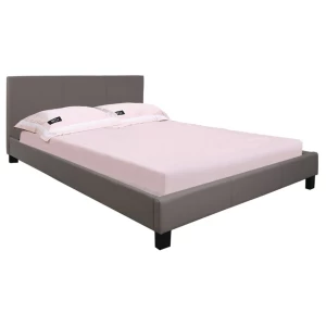 Wilton Κρεβάτι Διπλό, Για Στρώμα 150X200Cm, Pu Απόχρωση Cappuccino 159x213x89cm