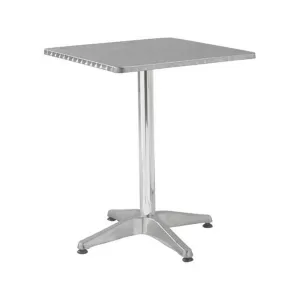 Palma Τραπέζι Τετράγωνο Αλουμινίου 60x60 H.70cm