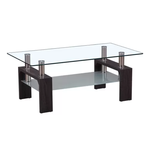 Cameron Τραπεζάκι Σαλονιού Καθιστικού, Απόχρωση Καρυδί 110x60x45cm