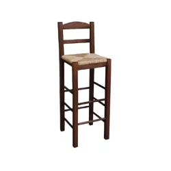 Σιφνοσ Σκαμπό Bar Με Πλάτη, Οξιά Εμποτισμός Καρυδί, Κάθισμα Ψάθα 36x37x76/107cm Σιφνοσ Σκαμπό Bar Με Πλάτη, Οξιά Εμποτισμός Καρυδί, Κάθισμα Ψάθα 36x37x76/107cm