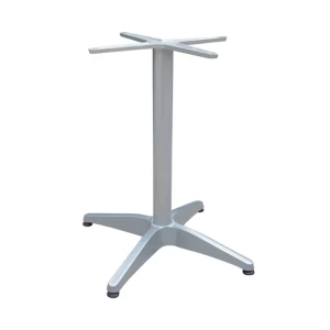 Factory Βάση Τραπεζιού Αλουμίνιο Απόχρωση Silver (2,35Kg) 66x66cm H.69cm