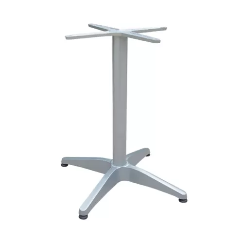 Factory Βάση Τραπεζιού Αλουμίνιο Απόχρωση Silver (2,35Kg) 66x66cm H.69cm