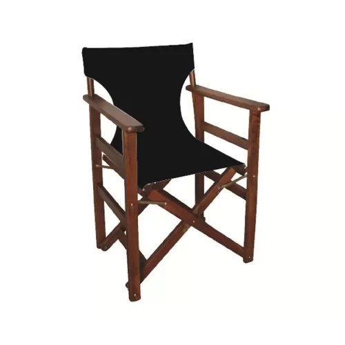 Ύφασμα Για Πολυθρόνα Σκηνοθέτη, Απόχρωση Μαύρο 400gr/m2