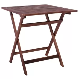Easy Τραπέζι Πτυσσόμενο Ξύλο Acacia 70x70 H.70cm