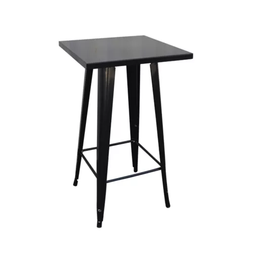Relix Τραπέζι Bar-Pro, Μέταλλο Βαφή Antique Black 60x60x101cm