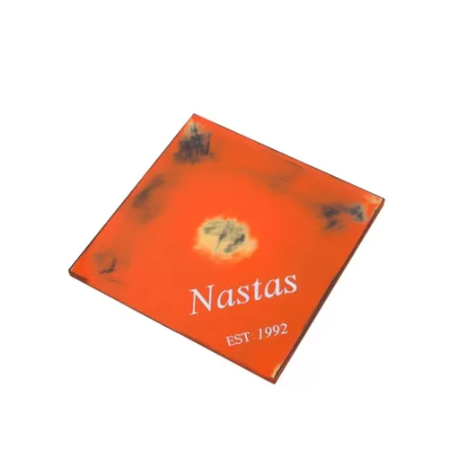 Destiny Επιφάνεια Τραπεζιού Μέταλλο Βαφή Antique Orange 60x60cm(Τελείωμα 1.2cm)