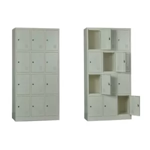 Locker 12 Θέσεων Μέταλλο Βαφή  Άσπρο 90x40x185cm