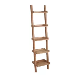 Ladder Βιβλιοθήκη - Ραφιέρα Ξύλο Ακακία Φυσικό 45x35x190cm