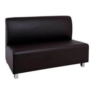 Bandy 2Θέσιος Καναπές Pu Καφέ 130x71x88cm