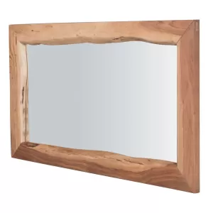 Natal Καθρέπτης Ξύλο Ακακία Φυσικό 140x4x80cm