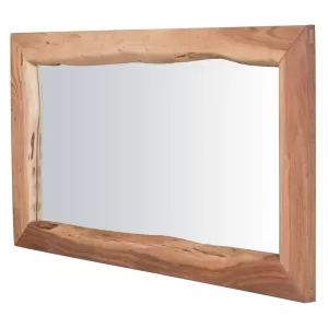 Natal Καθρέπτης Ξύλο Ακακία Φυσικό 100x4x70cm