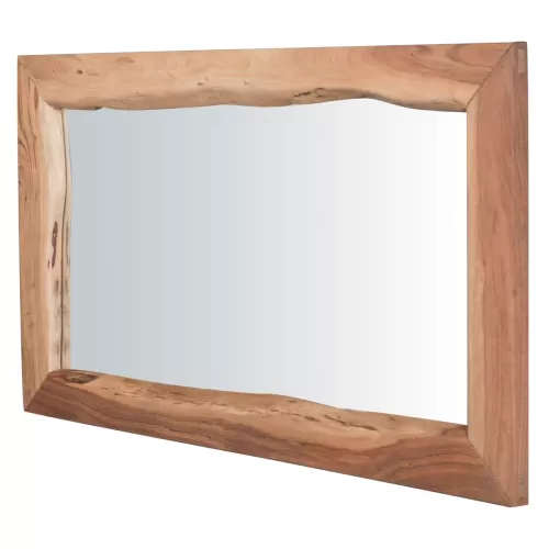 Natal Καθρέπτης Ξύλο Ακακία Φυσικό 100x4x70cm