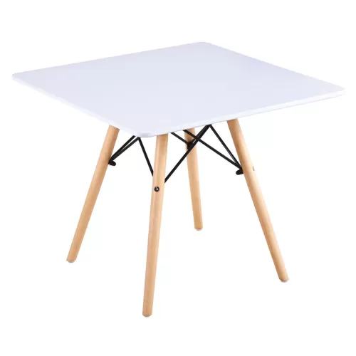 Art Wood Kid Τραπέζι Άσπρο Mdf 60x60x49cm