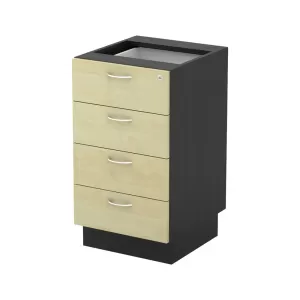 Executive Συρταριέρα Επέκτασης Dark Grey - Beech 40x45x73cm