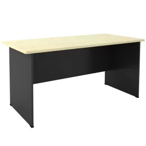 Γραφειο-Α Απόχρωση Dark Grey - Beech 180x70x74cm