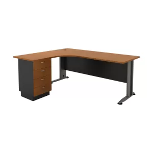 Superior Compact Αριστερή Γωνία - Απόχρωση Dark Grey - Cherry 180x70x75 / 150x60x75cm