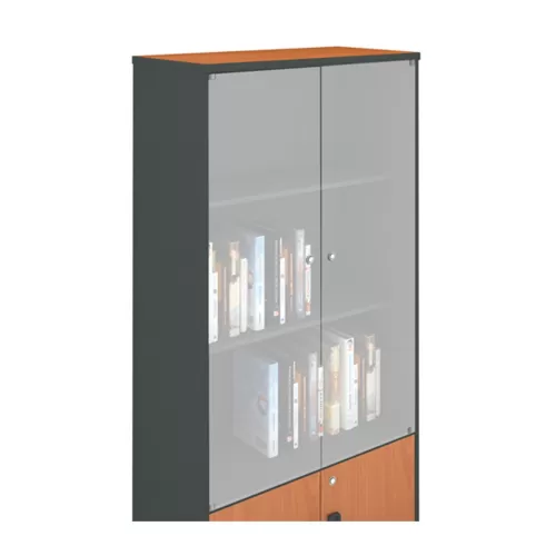 Γυάλινες Πόρτες Βιβλιοθήκης-Α Γραφείου Για ΕΟ124,7 & ΕΟ126,7