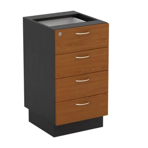 Executive Συρταριέρα Επέκτασης Dark Grey - Cherry 40x45x73cm