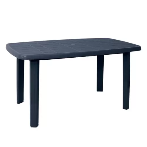 Sorrento Τραπέζι Oval Dining Κήπου - Βεράντας, Pp Απόχρωση Ανθρακί 140x80x74cm oval
