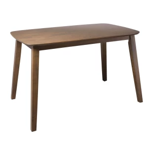 Optimal Τραπέζι Τραπεζαρίας Απόχρωση Καρυδί 120x75x74cm