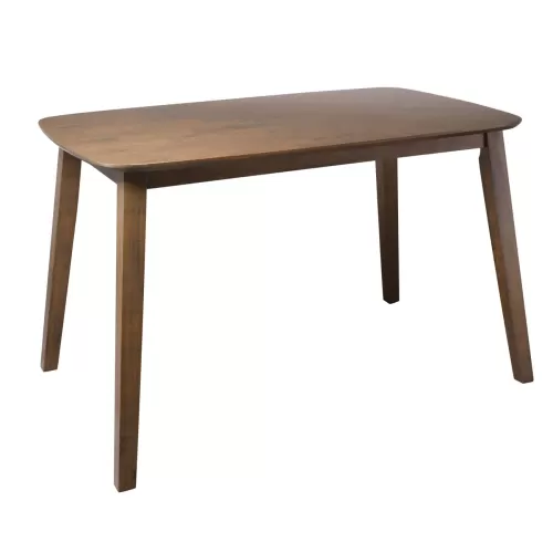 Optimal Τραπέζι Τραπεζαρίας Απόχρωση Καρυδί 120x75x74cm