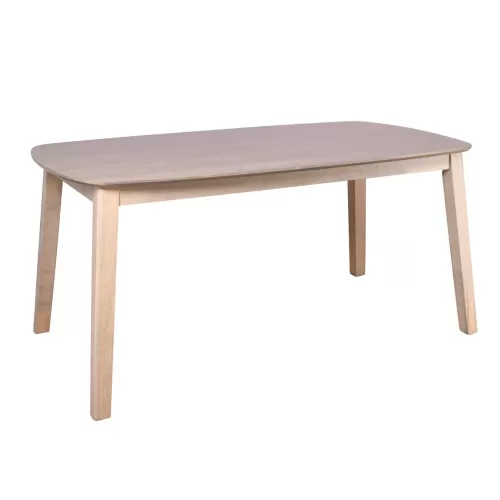 Dom Τραπέζι Τραπεζαρίας Mdf Απόχρωση Oak 150x90x75cm