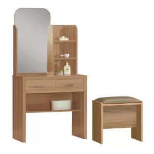 Caliber Set Τουαλέτα + Σκαμπό Απόχρωση Sonoma Oak 80x39x155cm