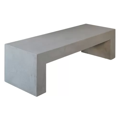 Concrete Πάγκος Cement Grey 150x40x40cm