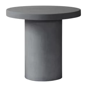 Concrete Cylinder Τραπέζι Cement Grey Φ80cm H.75cm