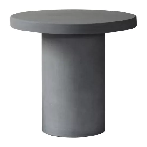 Concrete Cylinder Τραπέζι Cement Grey Φ80cm H.75cm