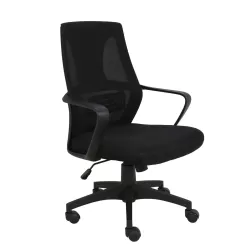 Bf2960 Πολυθρόνα Γραφείου Mesh Μαύρο 60x59x93/101cm