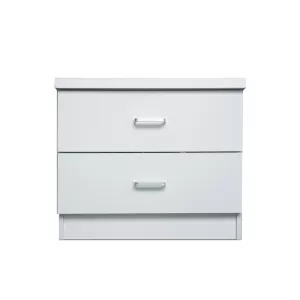 Decon Κομοδίνο Απόχρωση Άσπρο 40x40x45cm