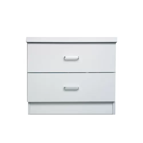Decon Κομοδίνο Απόχρωση Άσπρο 40x40x45cm