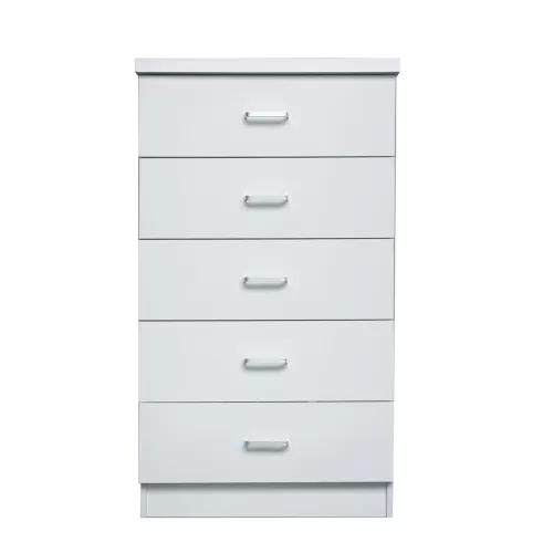 Drawer Συρταριέρα Με 5 Συρτάρια, Απόχρωση Άσπρο 60x40x97cm