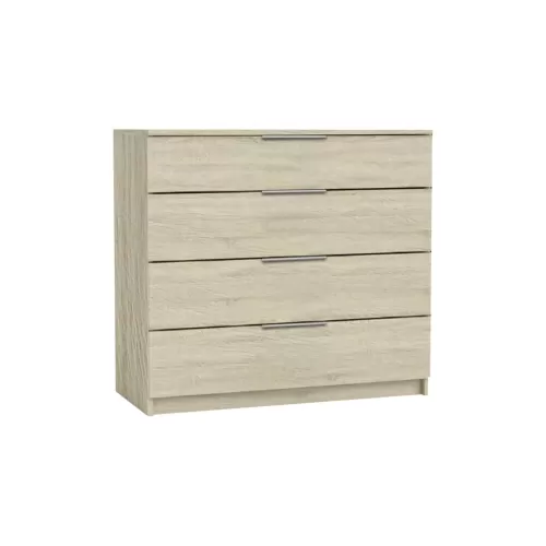 Drawer Συρταριέρα Με 4 Συρτάρια, Απόχρωση Sonoma 80x40x83cm