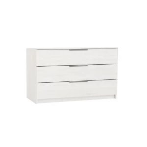 Drawer Συρταριέρα Με 3 Συρτάρια, Απόχρωση Άσπρο 80x40x64cm