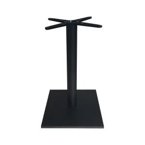 Prato-W Βάση Τραπεζιού Με Ρεγουλατόρο, Μέταλλο Βαφή Μαύρο (12,40Kg) 45x45cm H.72cm