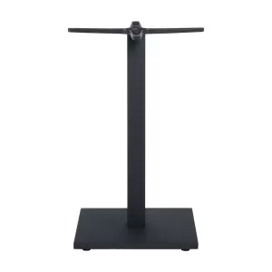 Prato-W Βάση Τραπεζιού Με Ρεγουλατόρο Μέταλλο Βαφή Μαύρο (10,00Kg) 40x40cm H.72cm