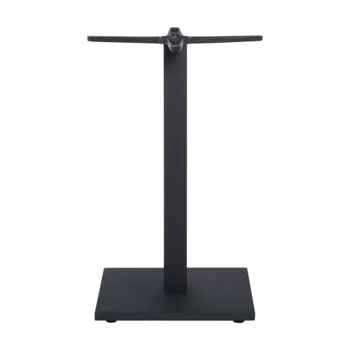 Prato-W Βάση Τραπεζιού Με Ρεγουλατόρο Μέταλλο Βαφή Μαύρο (10,00Kg) 40x40cm H.72cm