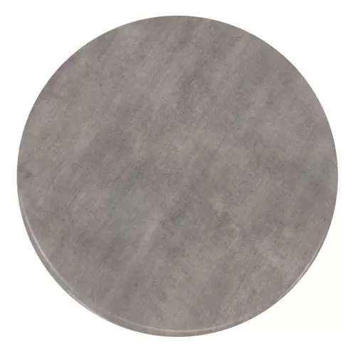 Contract Sliq Normal Επιφάνεια Τραπεζιού Τ.werzalit, Απόχρωση Cement Φ80cm/16mm
