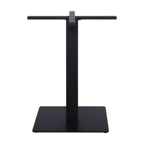 Prato Βάση Τραπεζιού Μέταλλο Βαφή Μαύρο, Cross 60X60Cm  (16,90Kg) 50x50cm H.72cm / Cross 60x60cm