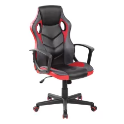 Bf7700 Gaming Πολυθρόνα Mesh, Pu Μαύρο - Κόκκινο 62x59x105/117cm