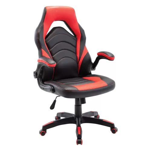 Bf7800 Gaming Πολυθρόνα Pu Μαύρο - Κόκκινο 71x67x115/127cm