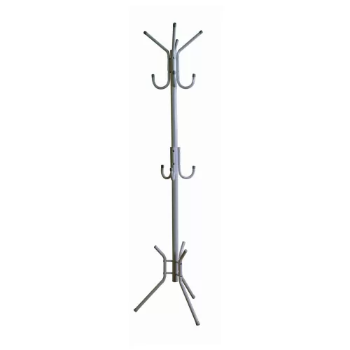 Leroy Καλόγερος Μέταλλο Βαφή Silver 38x38x176cm