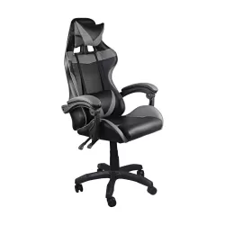 Bf7850 Gaming Πολυθρόνα Γραφείου Διευθυντή Pu Μαύρο - Γκρι 63x70x117/127cm