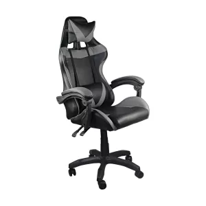 Bf7850 Gaming Πολυθρόνα Γραφείου Διευθυντή Pu Μαύρο - Γκρι 63x70x117/127cm