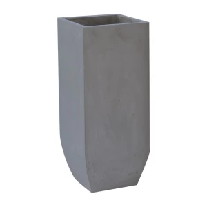 Flower Pot-1  Cement Grey 25X25X60Cm 25x25x60cm